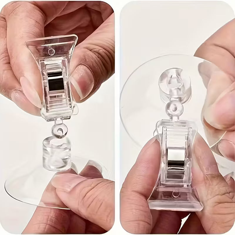 Aquarium Seaweed & Feeding Clip with Suction Cup