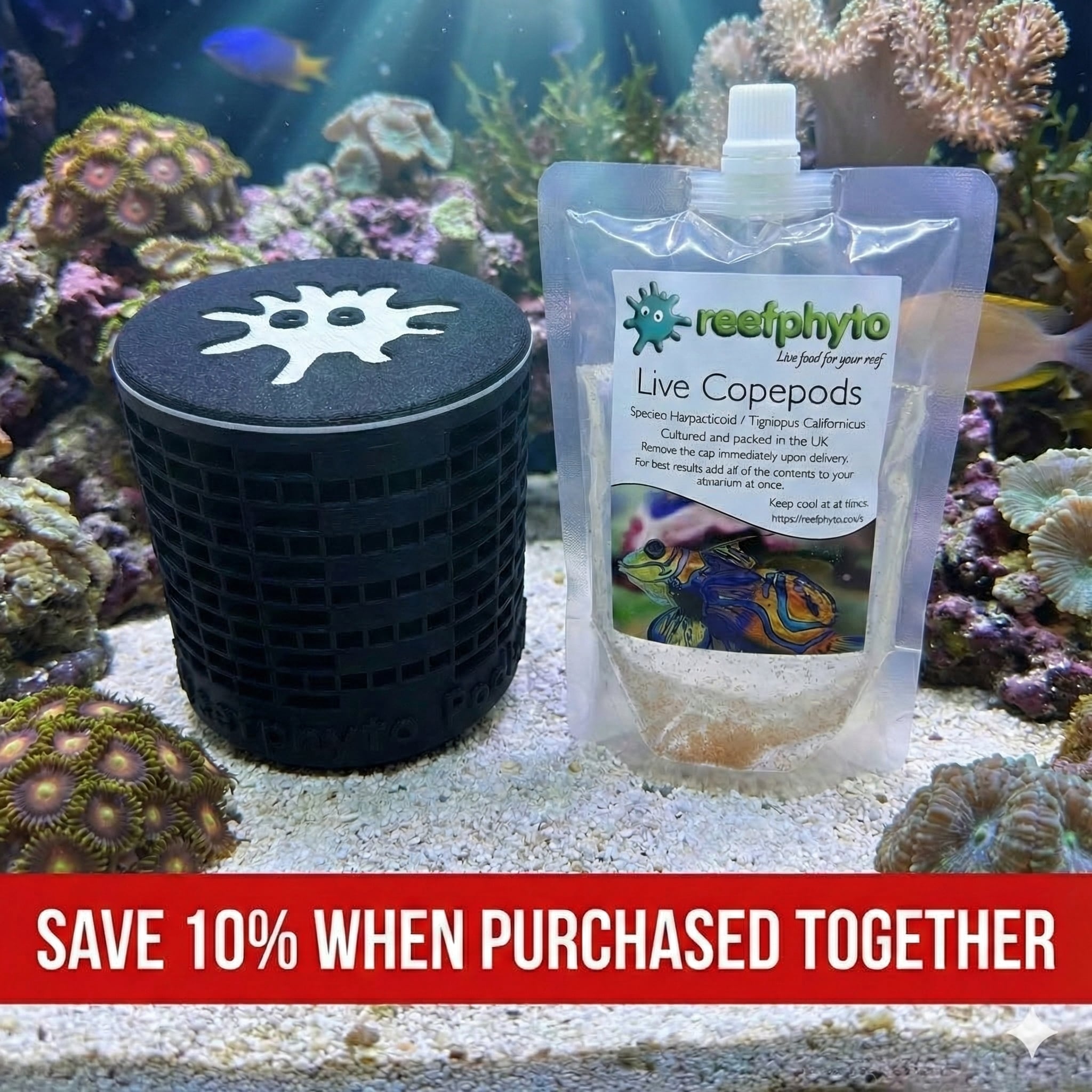 Reefphyto PodHide & Copepod Bundle