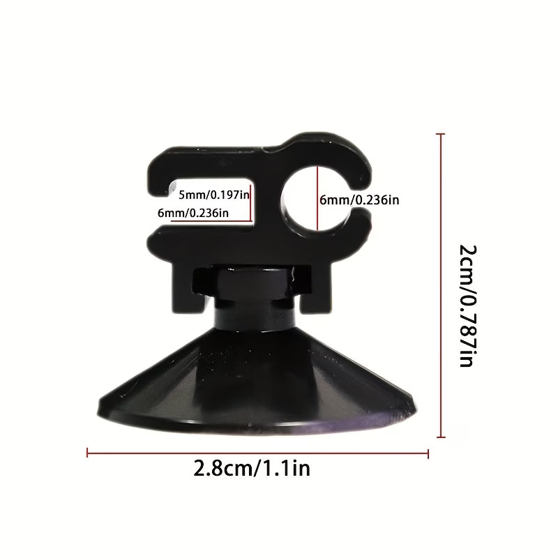 Suction Cups with Hose, Pump, Power Cord & Wire Connectors