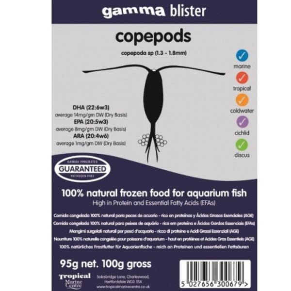 Frozen Gamma Copepods - Reefphyto Ltd