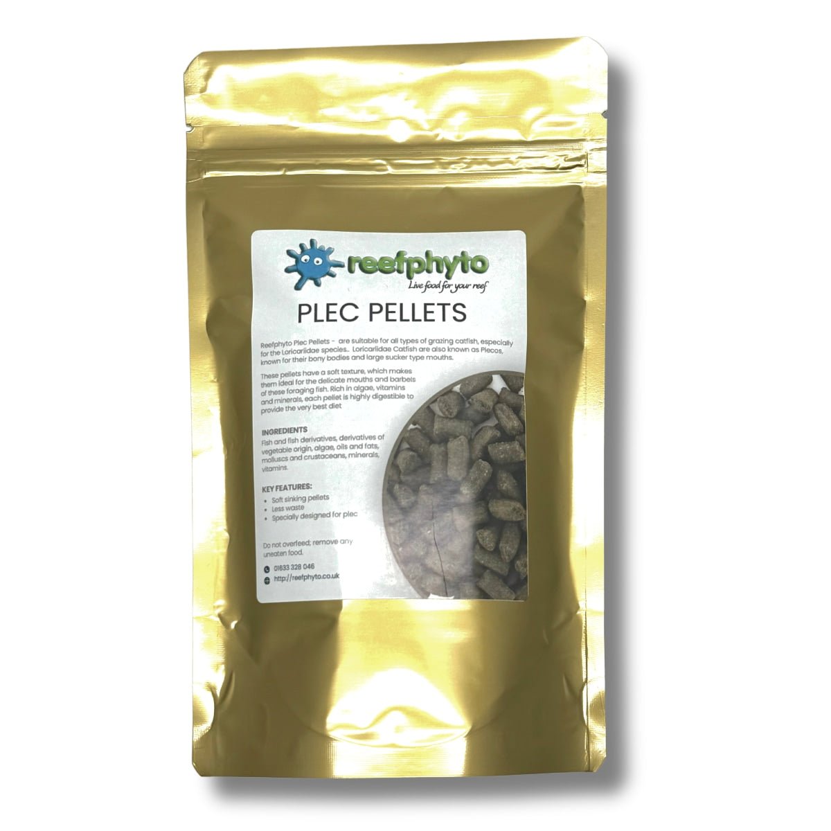 Plec Pellets - Reefphyto Ltd