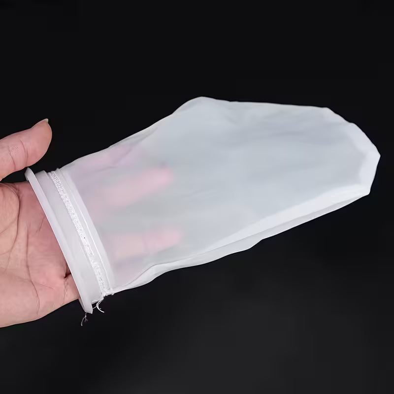 200 Mesh Nylon Aquarium Filter Bag / Filter Sock (Reusable)