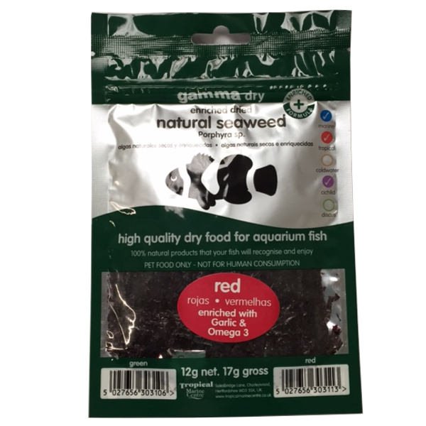 Dried Natural Red Seaweed 12g - Reefphyto Ltd